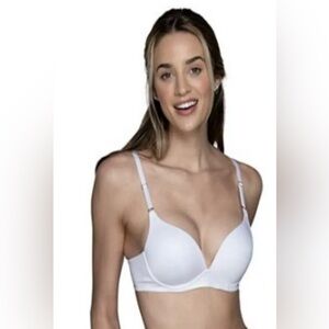 Vanity, fair eco-boost, push-up convertible bra, 34C, white, NWT